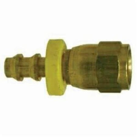 MIDLAND METAL Swivel, Swivel, 1 x 1 Nominal, POHB x Female JIC Flare, 112 Hex, 150 psi, CA360 Brass 30429